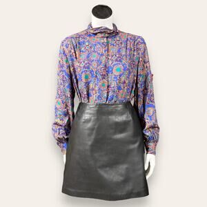 1980s professional purple Pendleton Button up size 10